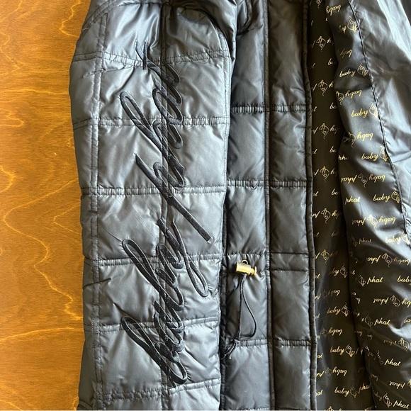 Vintage Y2K Baby Phat Black Puffer Jacket - Picture 6 of 10